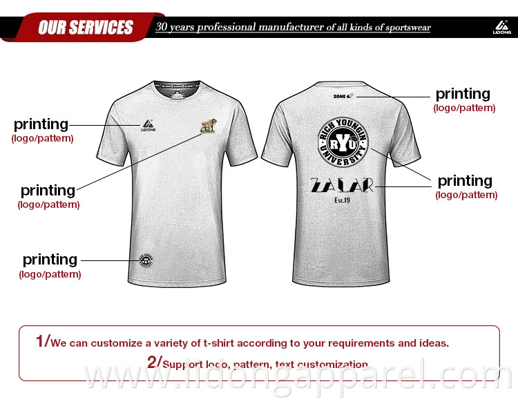 Customized Design T-shirt Printing Quick Dry T-shirt Tshirt Polyester Tshirt With Great Price